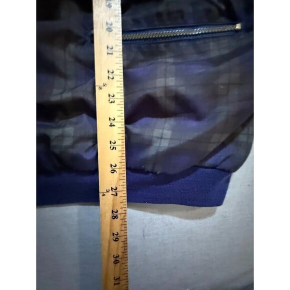 Vintage Gary Player Jacket Adult‎ XL Purple Plaid Logo 1/4 Zip Windbreaker Mens. - Picture 11 of 11